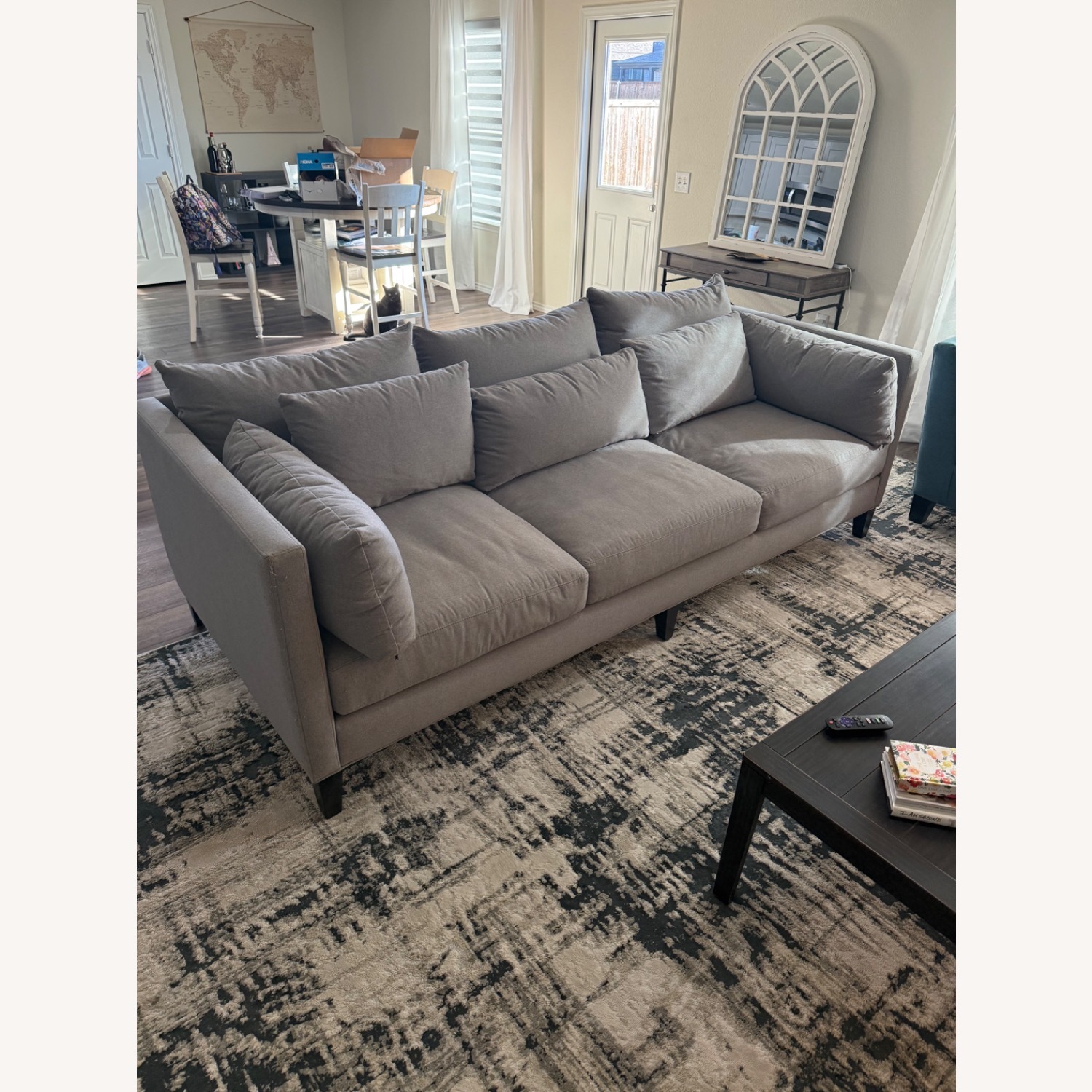 Light Gray 3+ Seater Sofa - image-0