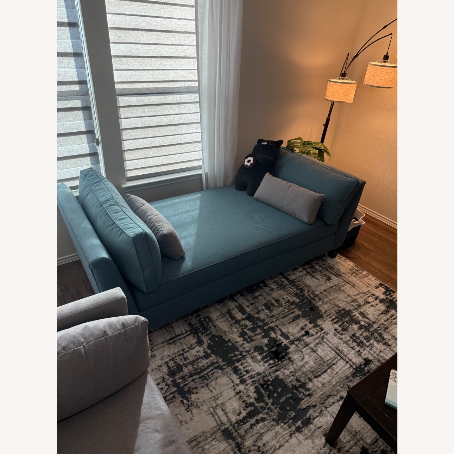 Blue Chaise Lounge - image-0