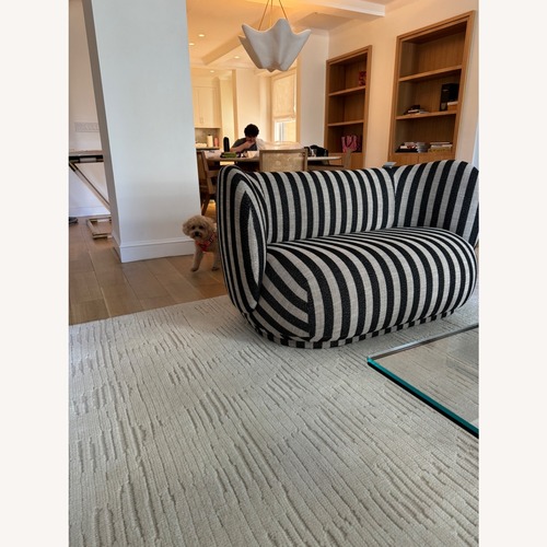 Used Striped Loveseat for sale on AptDeco
