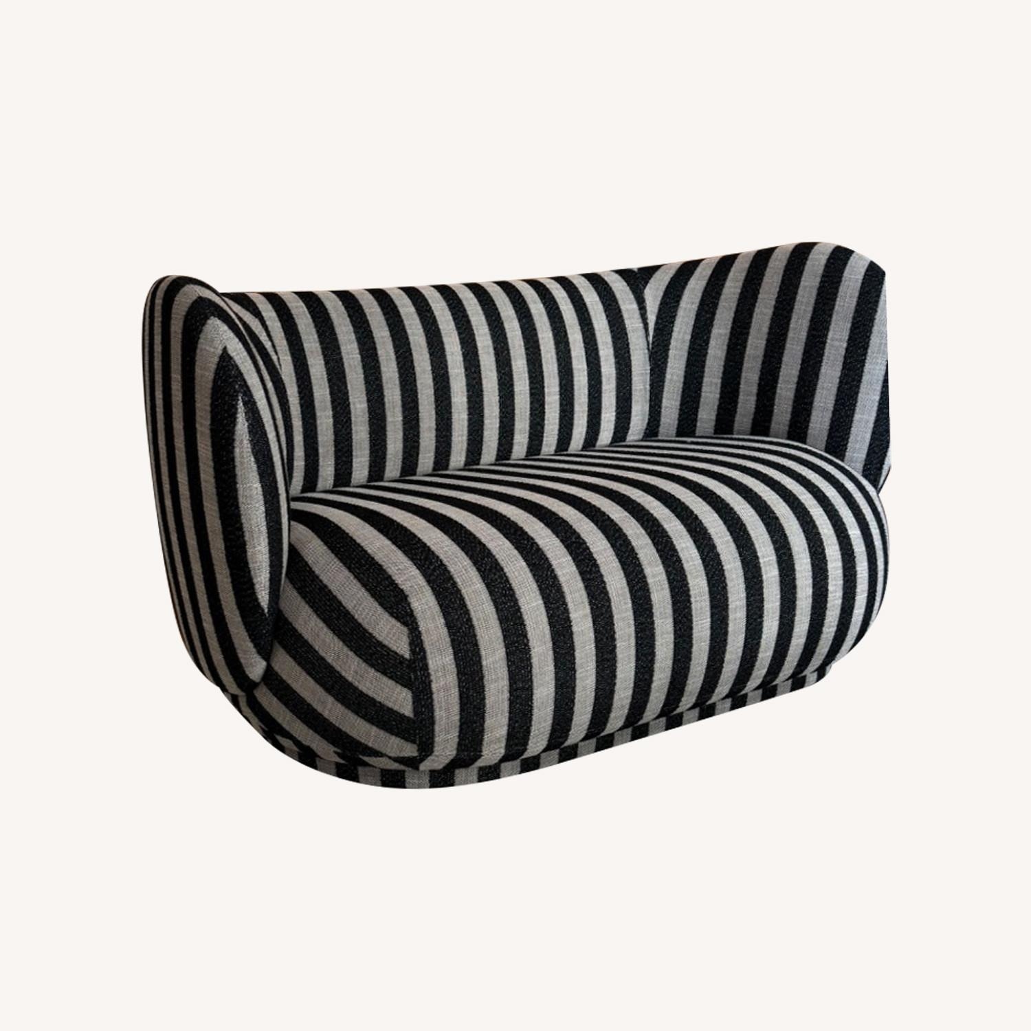 Striped Loveseat - image-0