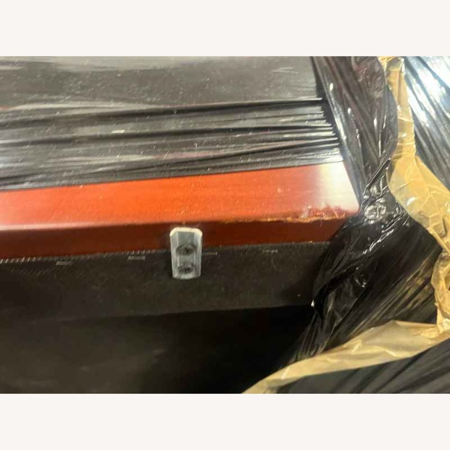 A. Rudin Chocolate Brown Sectional Sofa - image-9