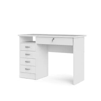 Tvilum White Wood Veneer Desk