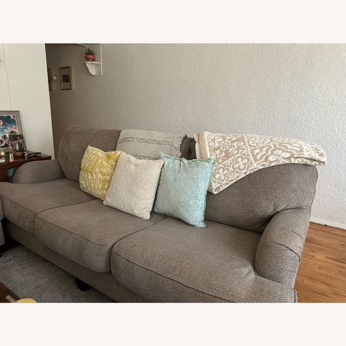 Used Ashley Furniture Light Gray 3+ Seater Sofa for sale on AptDeco