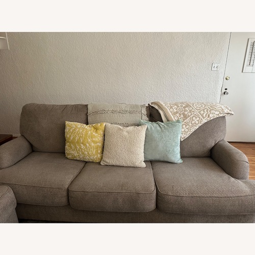 Used Ashley Furniture Light Gray 3+ Seater Sofa for sale on AptDeco