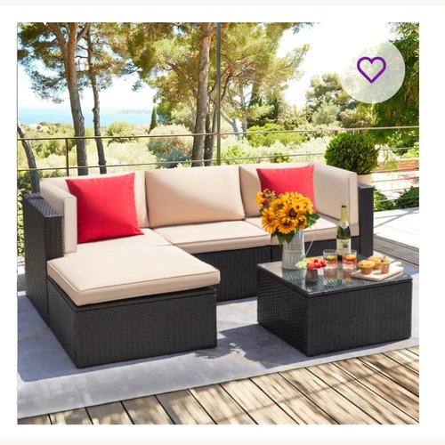 Used Wayfair Dark Brown Polyurethane Patio Furniture for sale on AptDeco