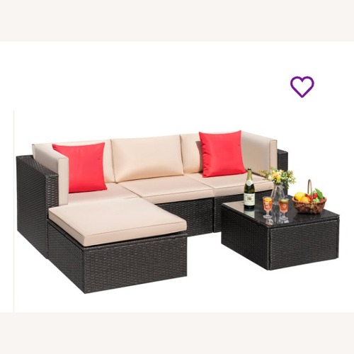 Used Wayfair Dark Brown Polyurethane Patio Furniture for sale on AptDeco