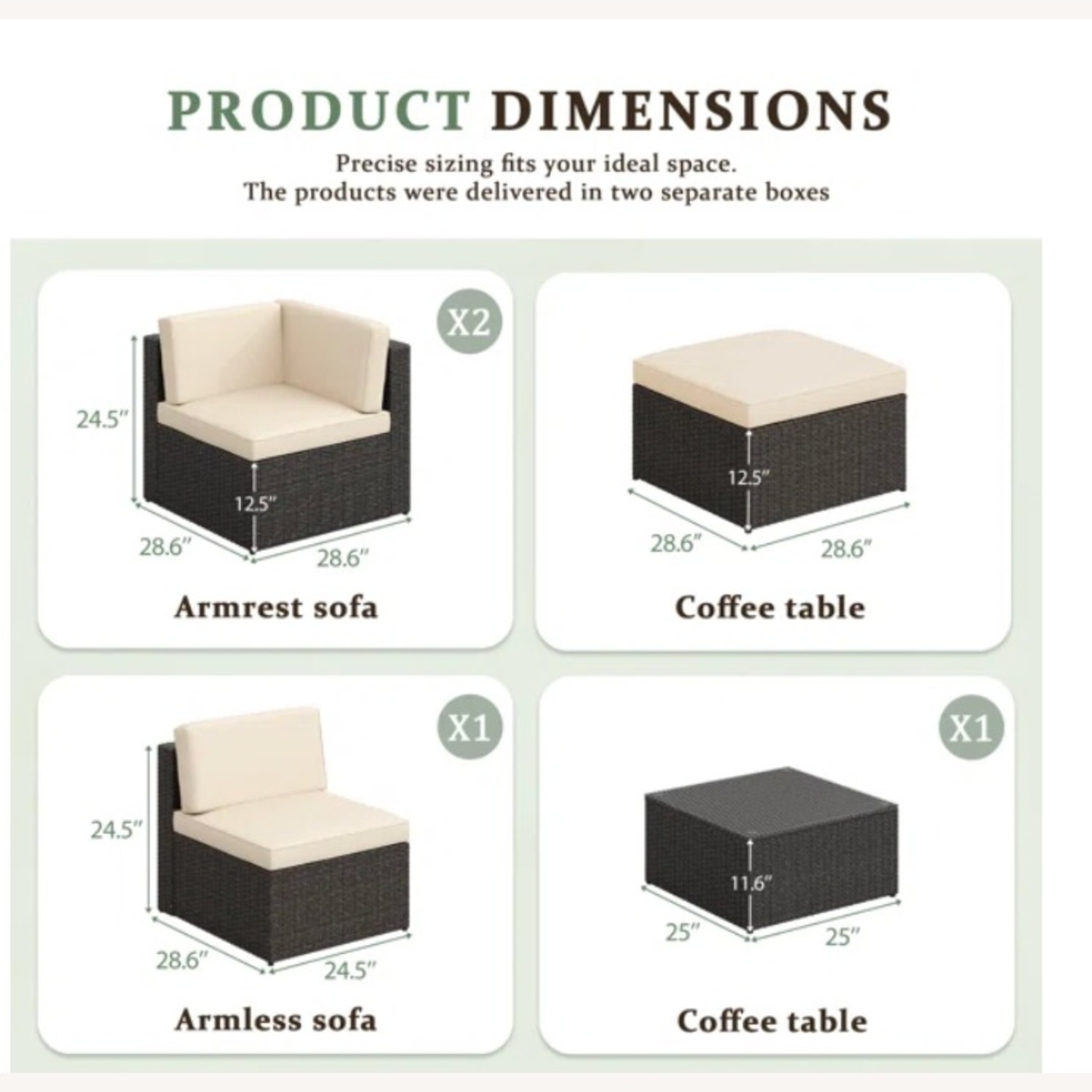 Wayfair Dark Brown Polyurethane Patio Furniture - image-3