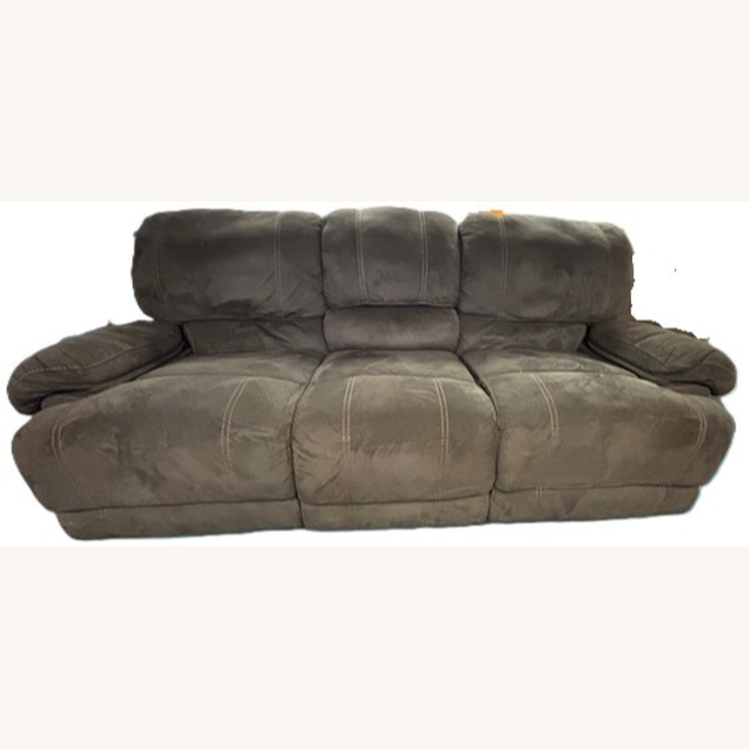 Ashley Dual-Reclining Sofa w Console - image-1