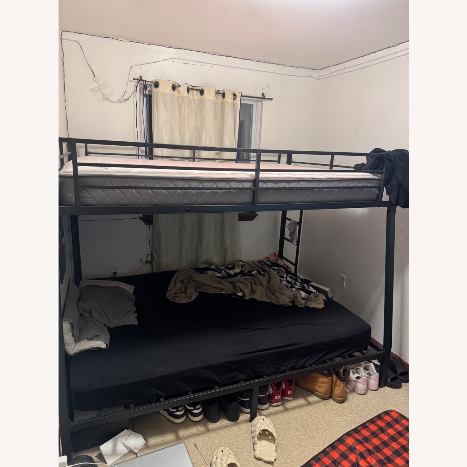 Amazon Bellemave Full XL Over Queen Metal Bunk Bed - image-2