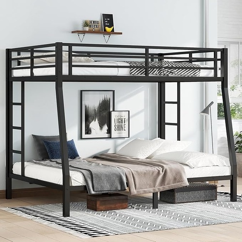 Used Amazon Bellemave Full XL Over Queen Metal Bunk Bed for sale on AptDeco