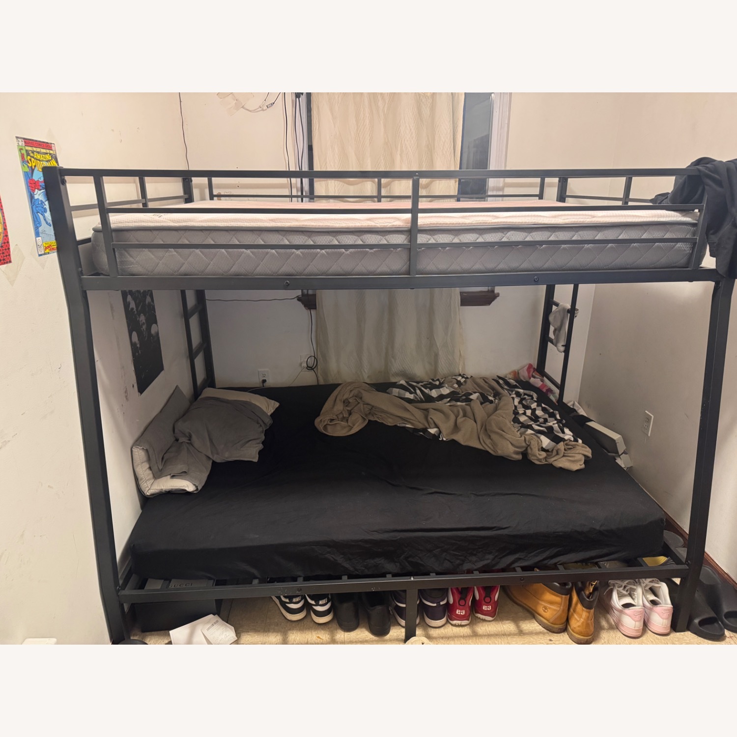 Amazon Bellemave Full XL Over Queen Metal Bunk Bed - image-1