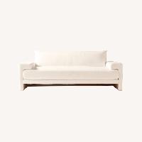 CB2 White 2 Seater Sofa