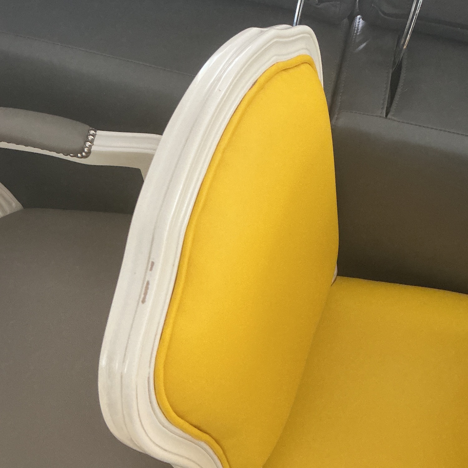 CB2 Stick Around White Side Chairs - image-5