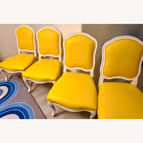 Used CB2 Stick Around White Side Chairs for sale on AptDeco
