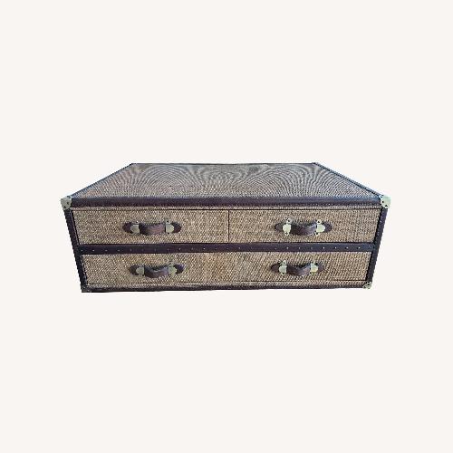Used Timothy Oulton Stonyhurst Coffee Table Rattan for sale on AptDeco