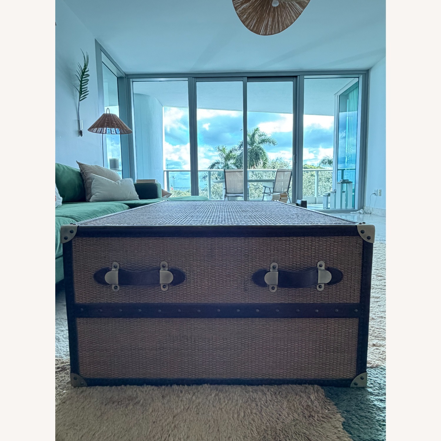 Timothy Oulton Stonyhurst Coffee Table Rattan - image-5