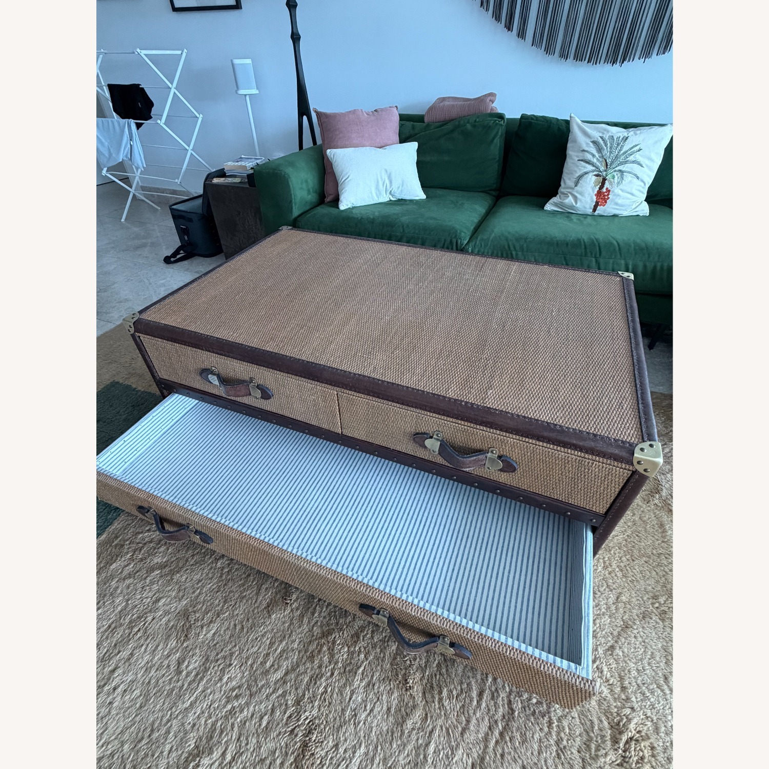 Timothy Oulton Stonyhurst Coffee Table Rattan - image-2