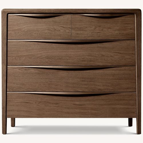 Used Restoration Hardware Dark Brown Wood Dresser for sale on AptDeco