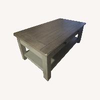 Light Gray Wood Coffee Table