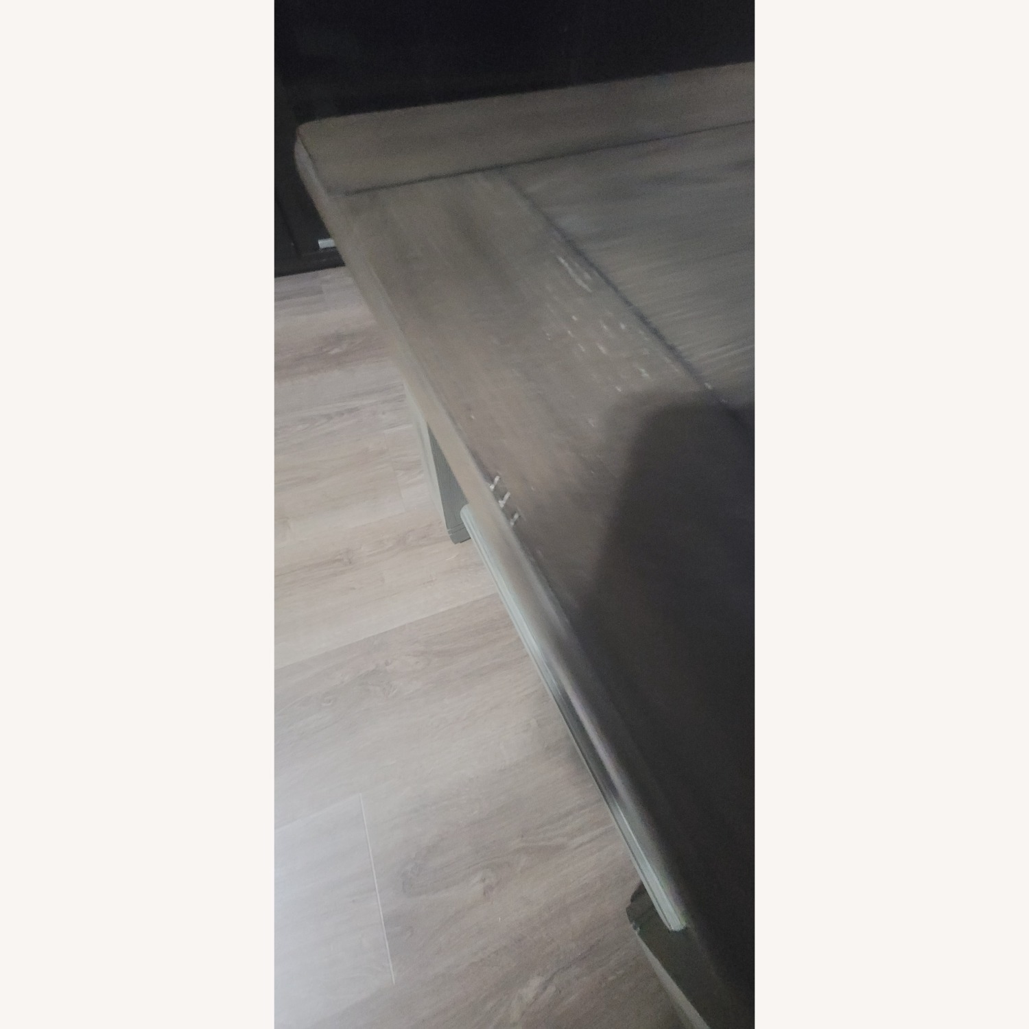 Light Gray Wood Coffee Table - image-4