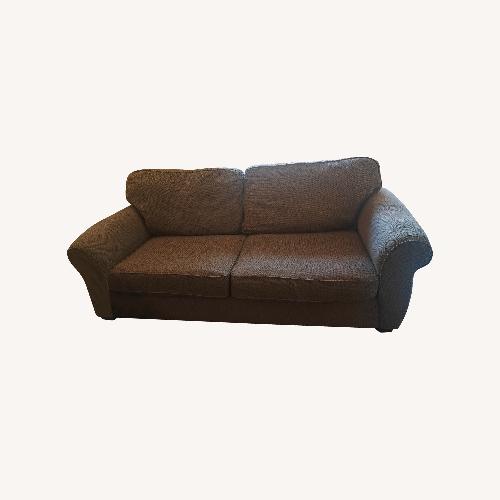 Used Alan White Dark Brown Fabric 3+ Seater Sofa for sale on AptDeco