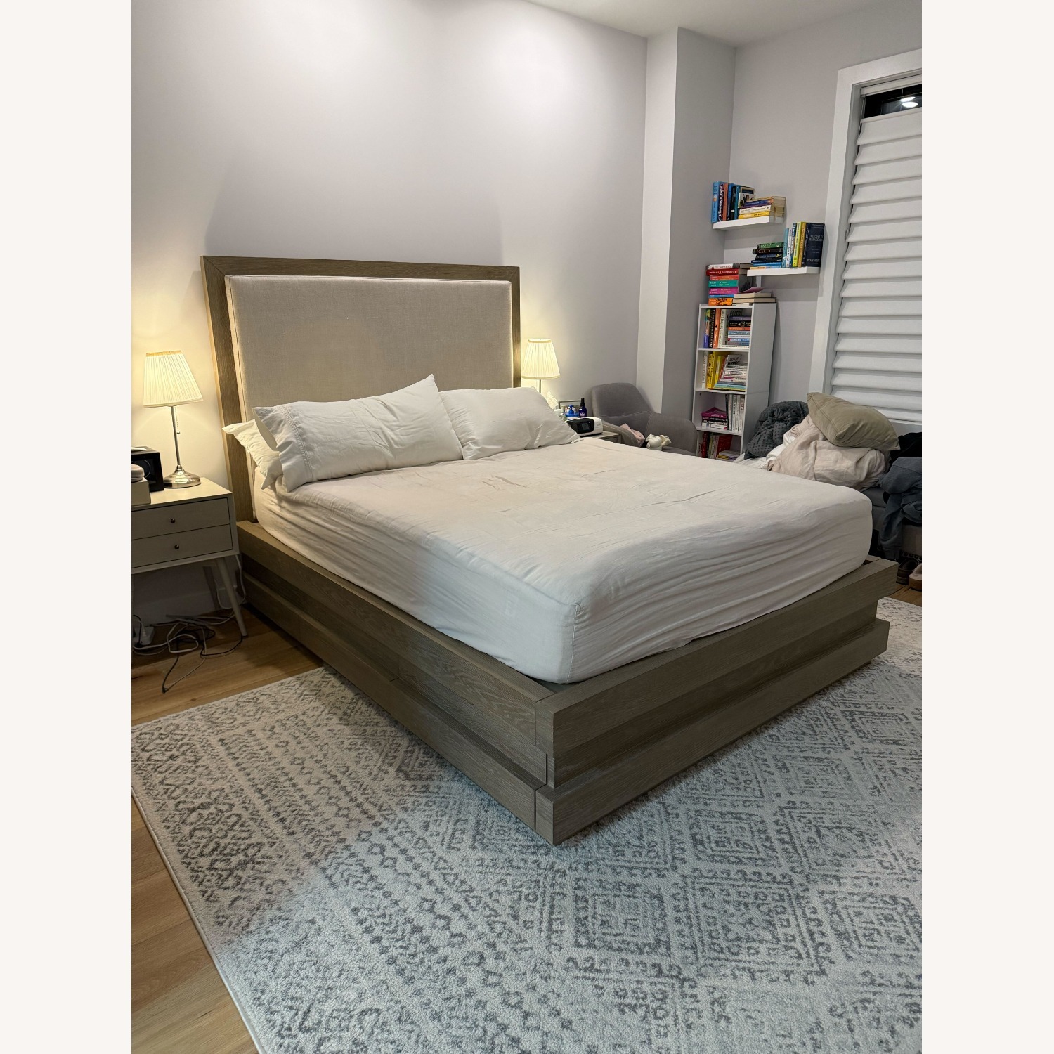 Restoration Hardware Stacked Storage Queen Bed - image-5