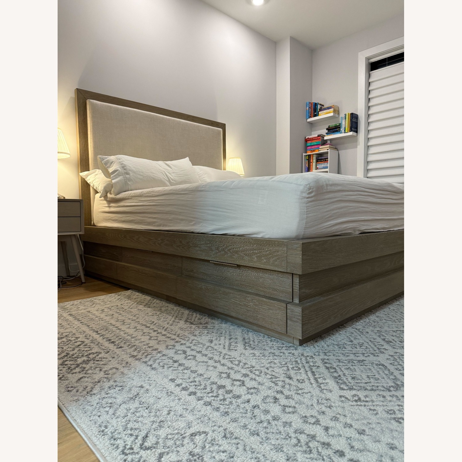 Restoration Hardware Stacked Storage Queen Bed - image-2