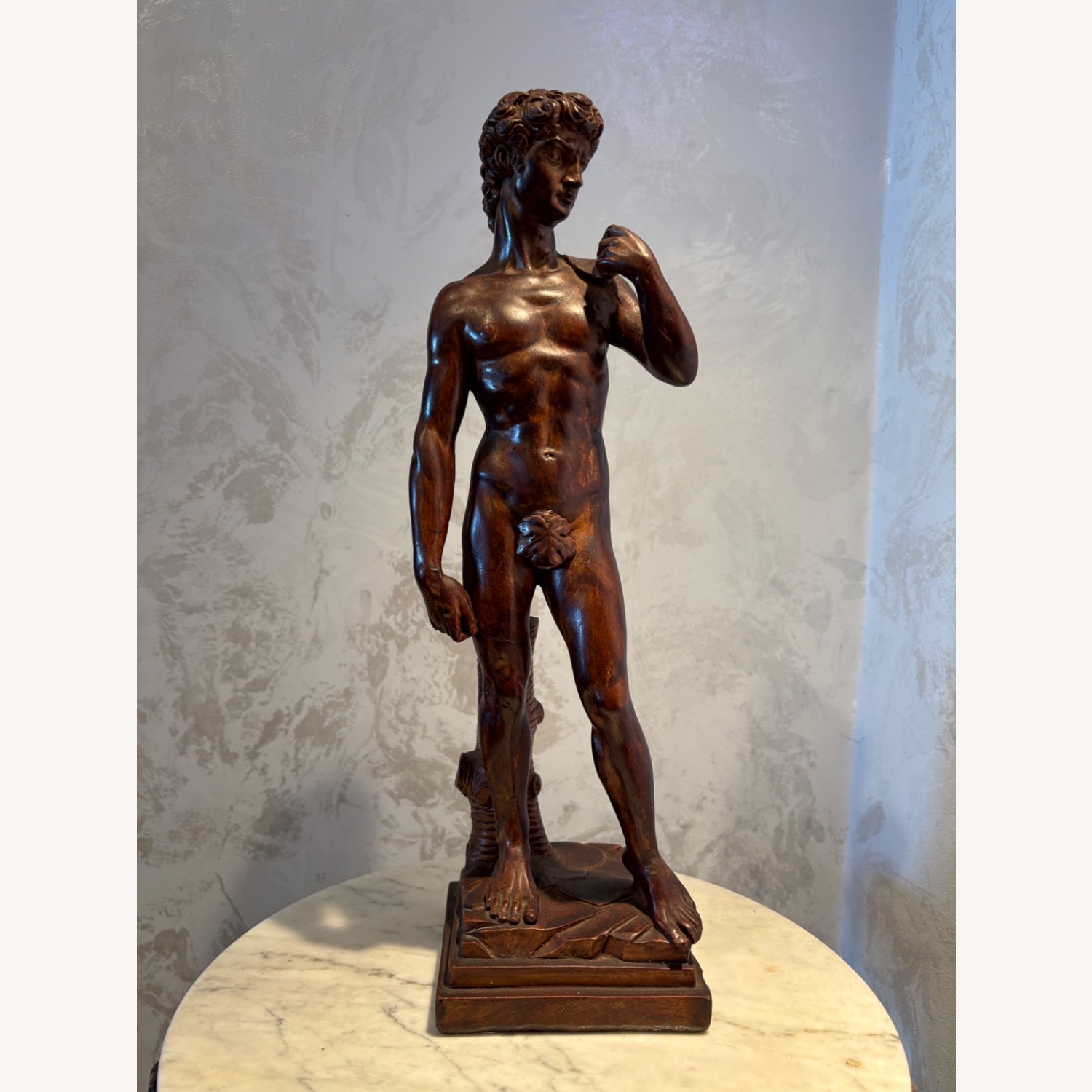 Vintage G. Ruggeri Michelangelo’s David Sculpture - image-4