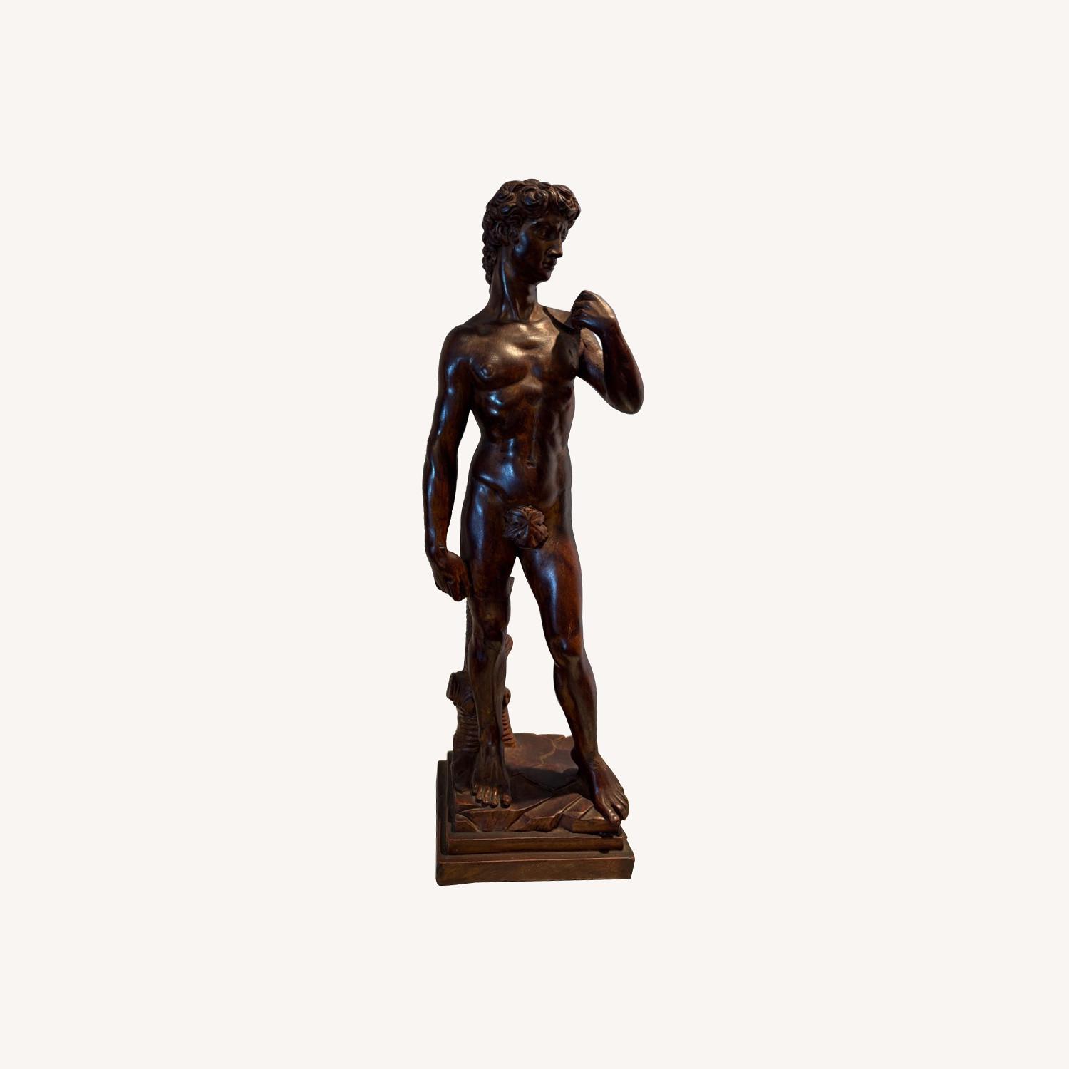 Vintage G. Ruggeri Michelangelo’s David Sculpture - image-0
