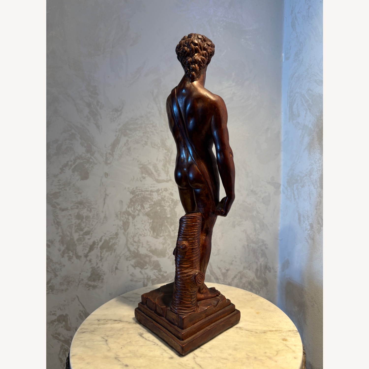 Vintage G. Ruggeri Michelangelo’s David Sculpture - image-9