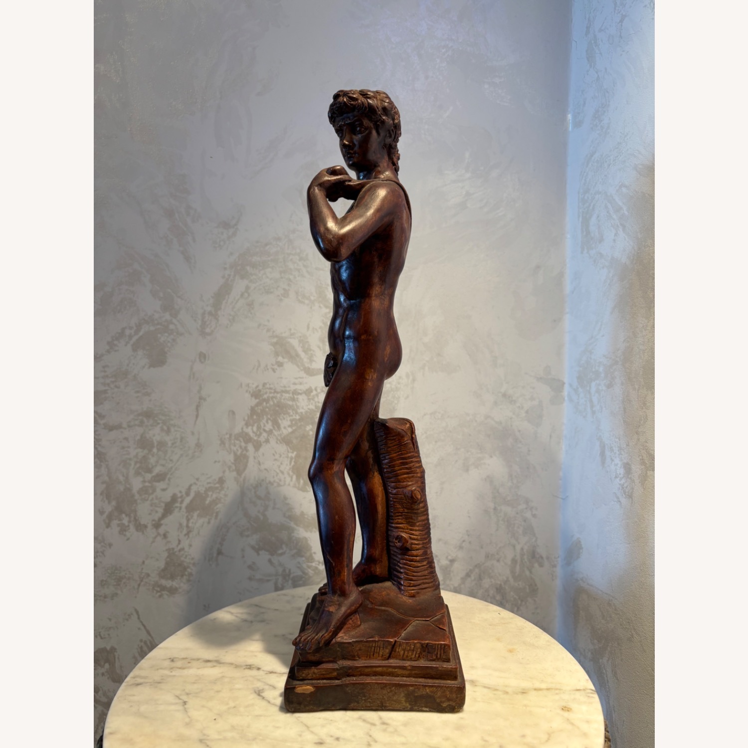 Vintage G. Ruggeri Michelangelo’s David Sculpture - image-8