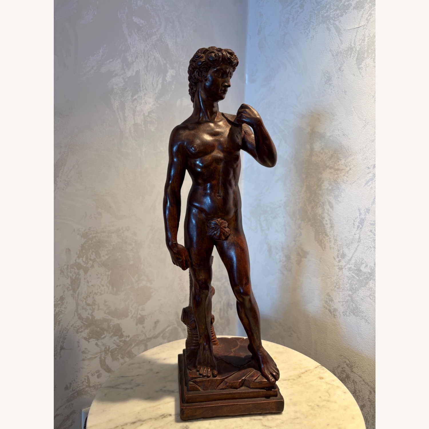 Vintage G. Ruggeri Michelangelo’s David Sculpture - image-1