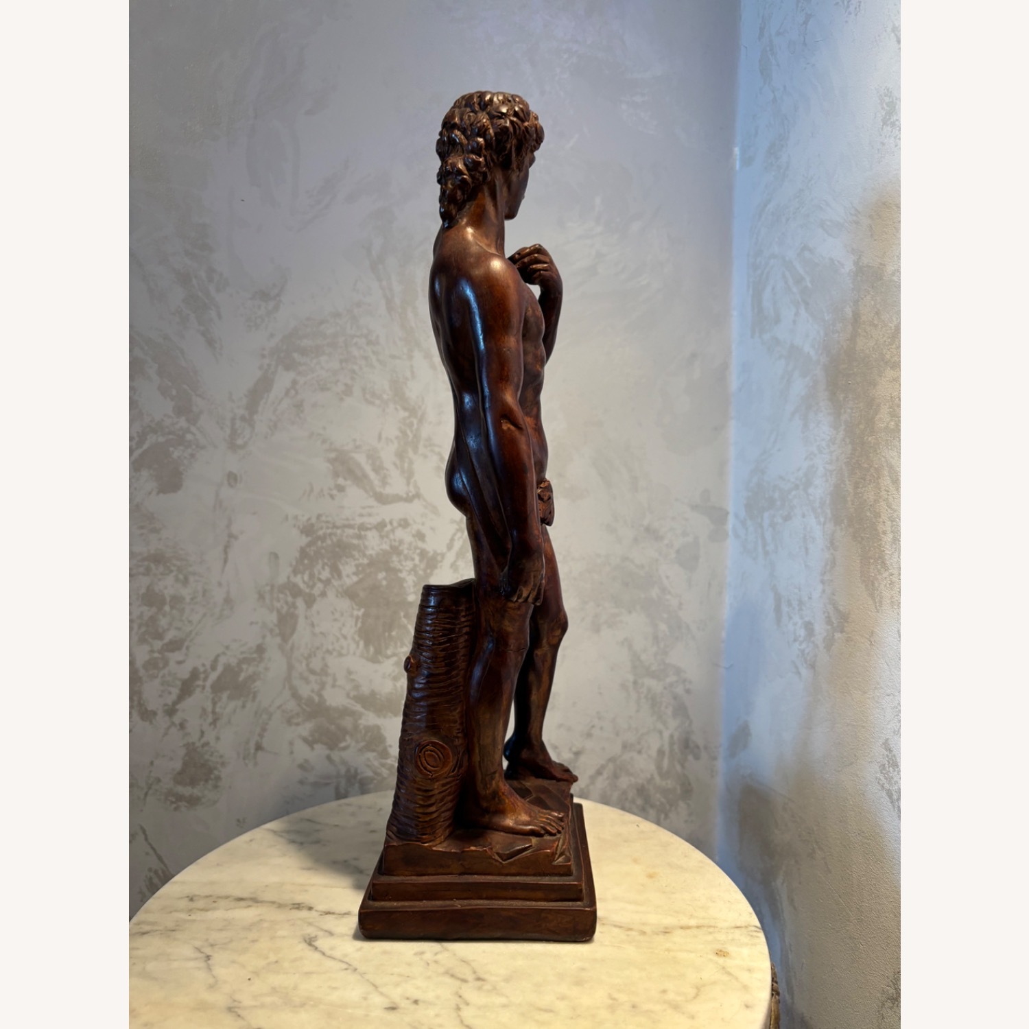 Vintage G. Ruggeri Michelangelo’s David Sculpture - image-14