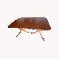 71” Solid Wood Dining Table with 6 Chairs