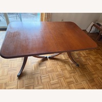 71” Solid Wood Dining Table with 6 Chairs