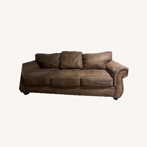 Used Raymour & Flanigan Light Brown 3+ Seater Sofa for sale on AptDeco