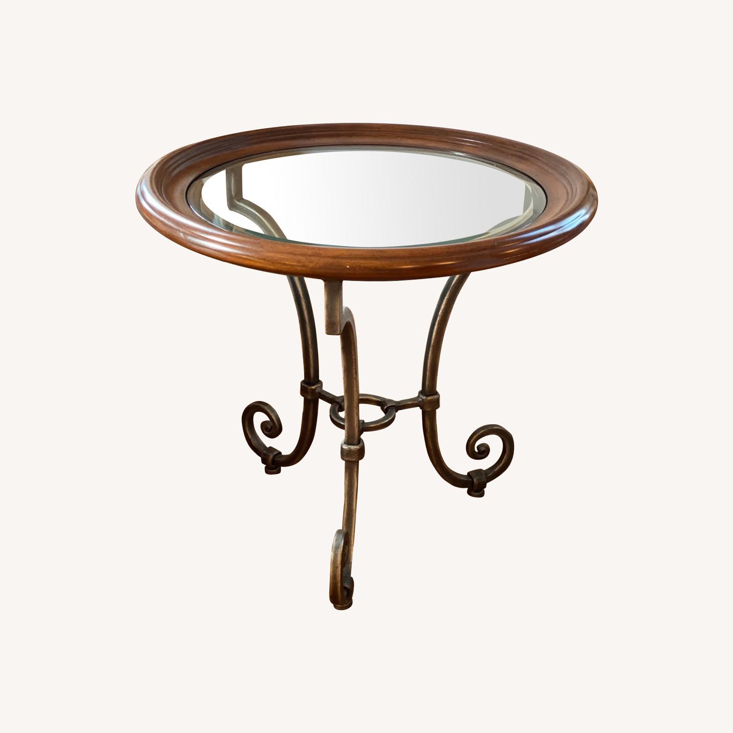 Ethan Allen Mia End Table Round - image-0