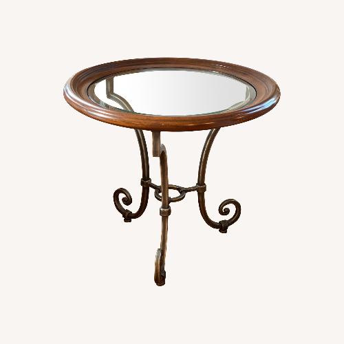 Used Ethan Allen Mia End Table Round for sale on AptDeco