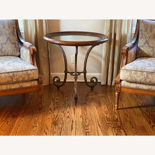 Used Ethan Allen Mia End Table Round for sale on AptDeco