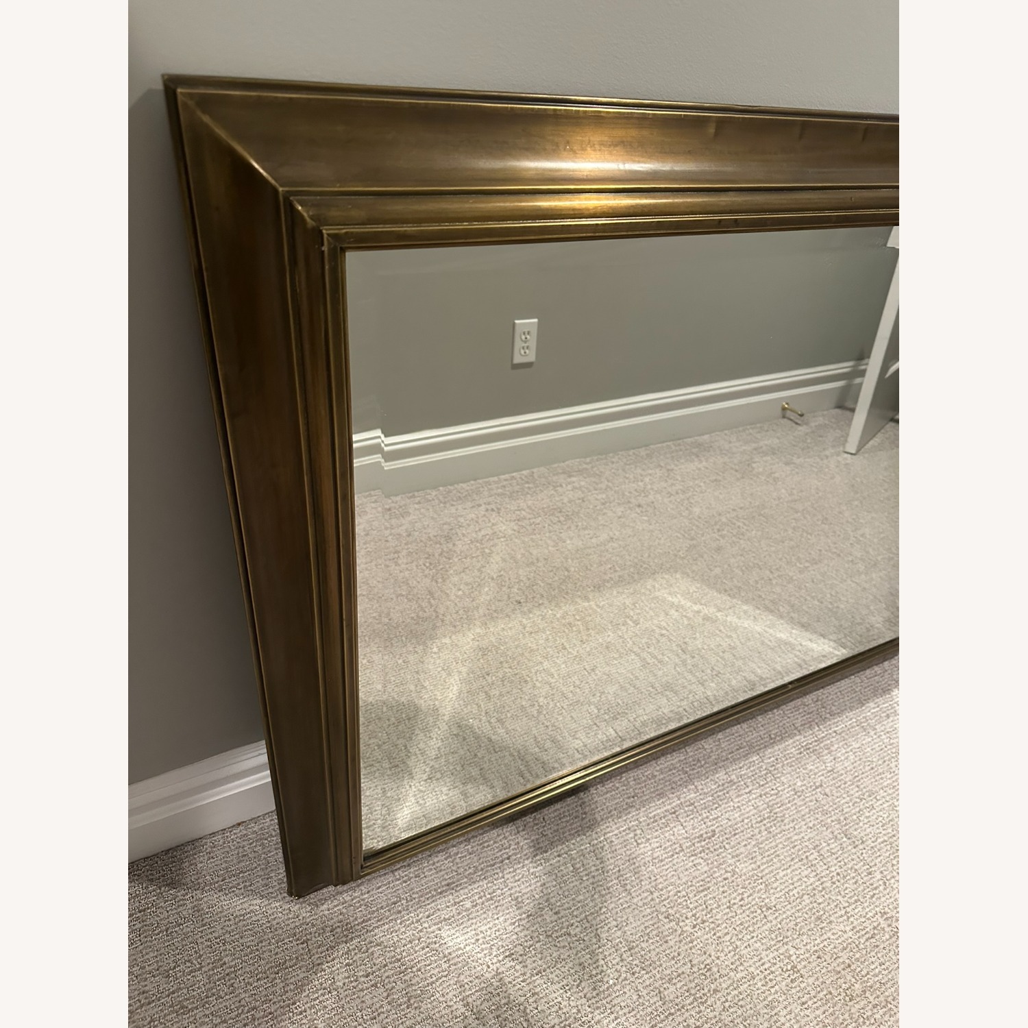 Restoration Hardware English Aged Mirror - image-2