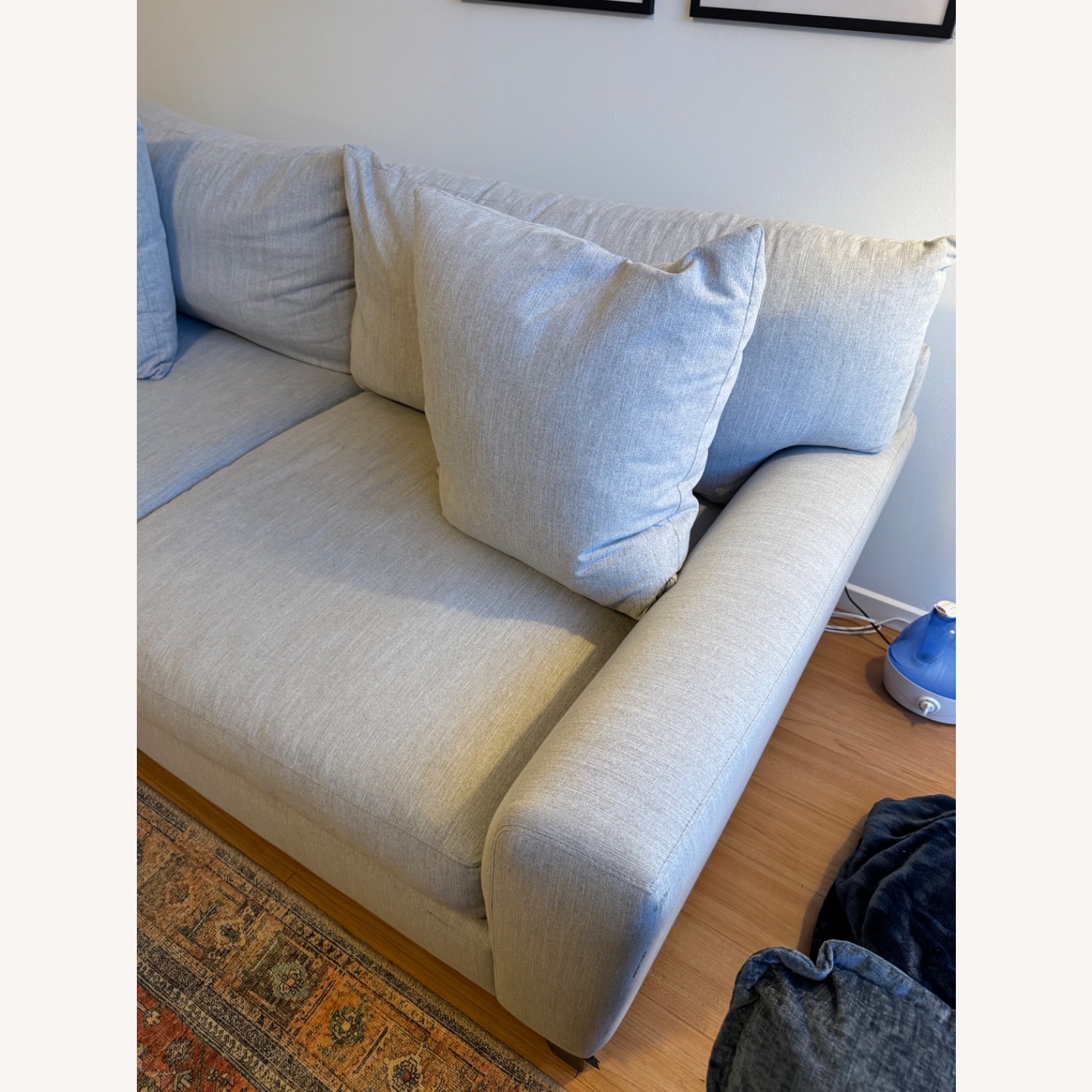 Jonathan Louis Furniture Light Gray 2 Seater Sofa - image-3