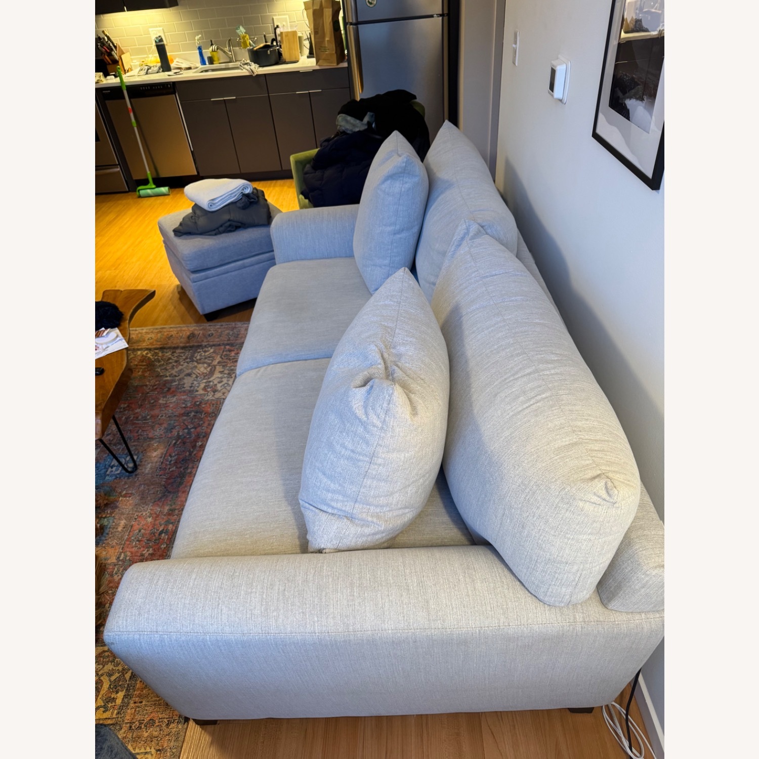 Jonathan Louis Furniture Light Gray 2 Seater Sofa - image-5
