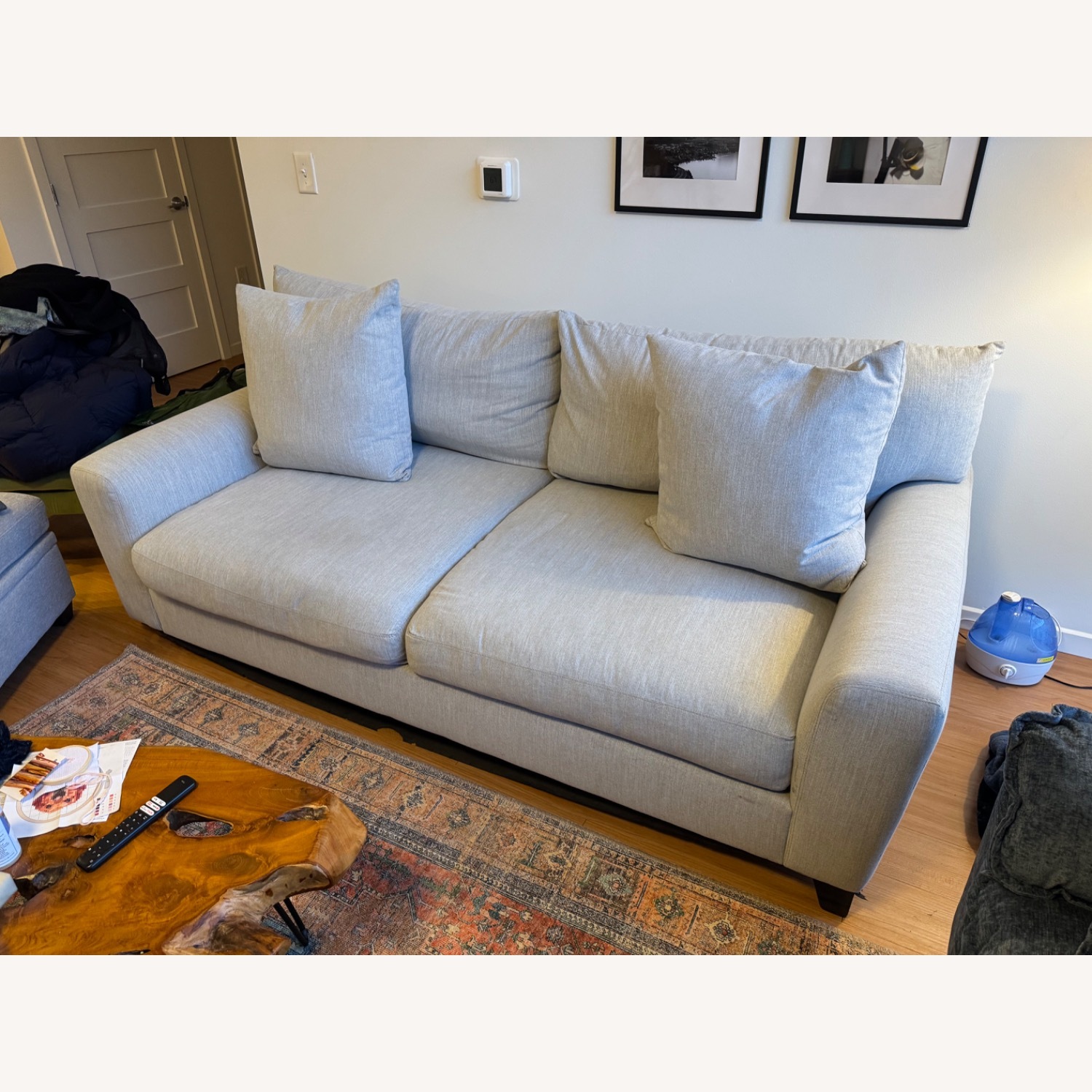 Jonathan Louis Furniture Light Gray 2 Seater Sofa - image-6