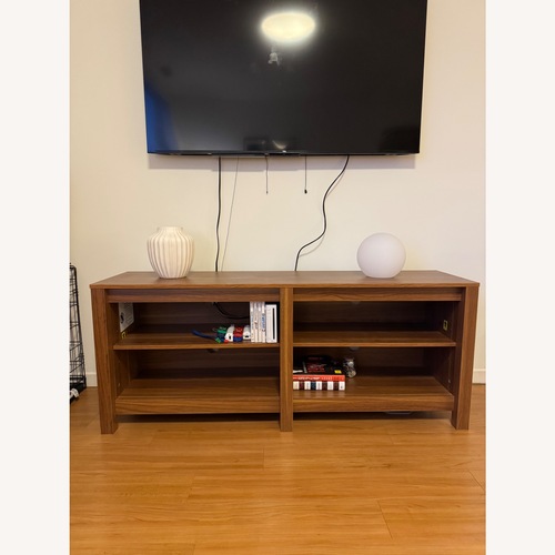 Used Wade Logan Light Brown Wood Media Storage for sale on AptDeco
