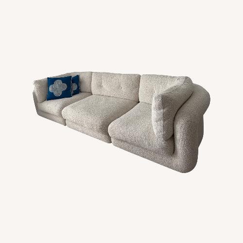 Used Jonathan Adler White 3+ Piece Sectional for sale on AptDeco