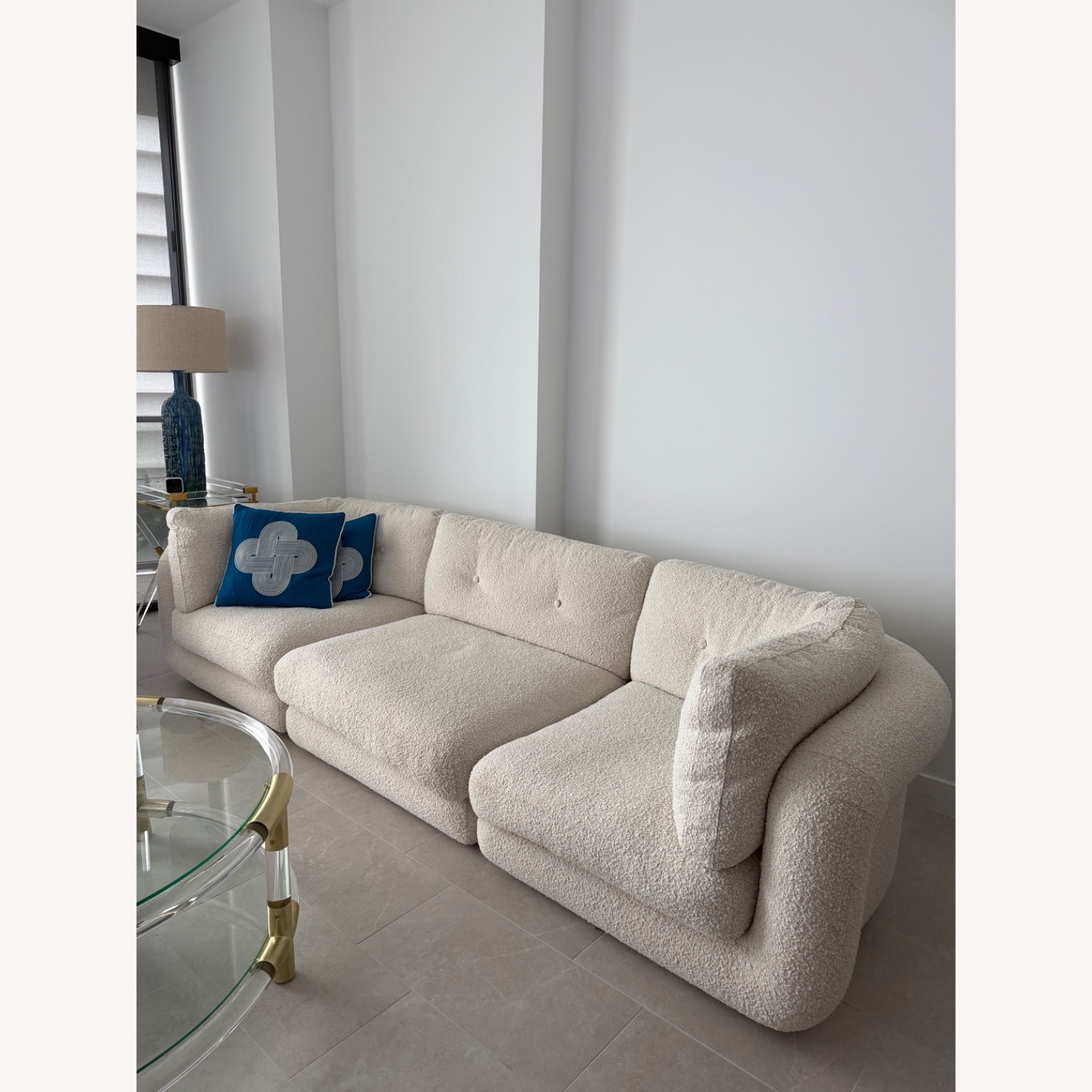 Jonathan Adler White 3+ Piece Sectional - image-3