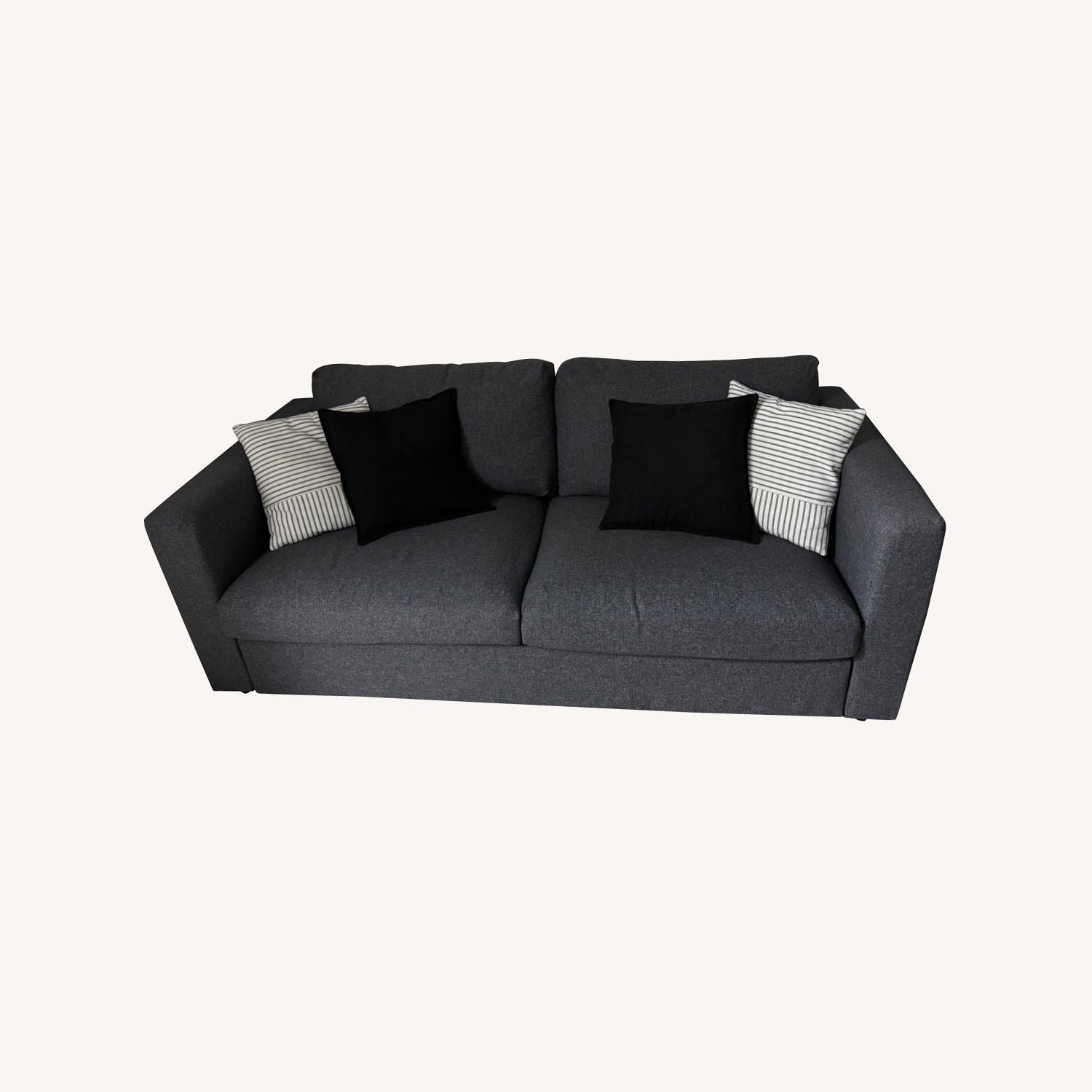IKEA Finnala Light Gray Fabric Sleeper Sofa - image-0