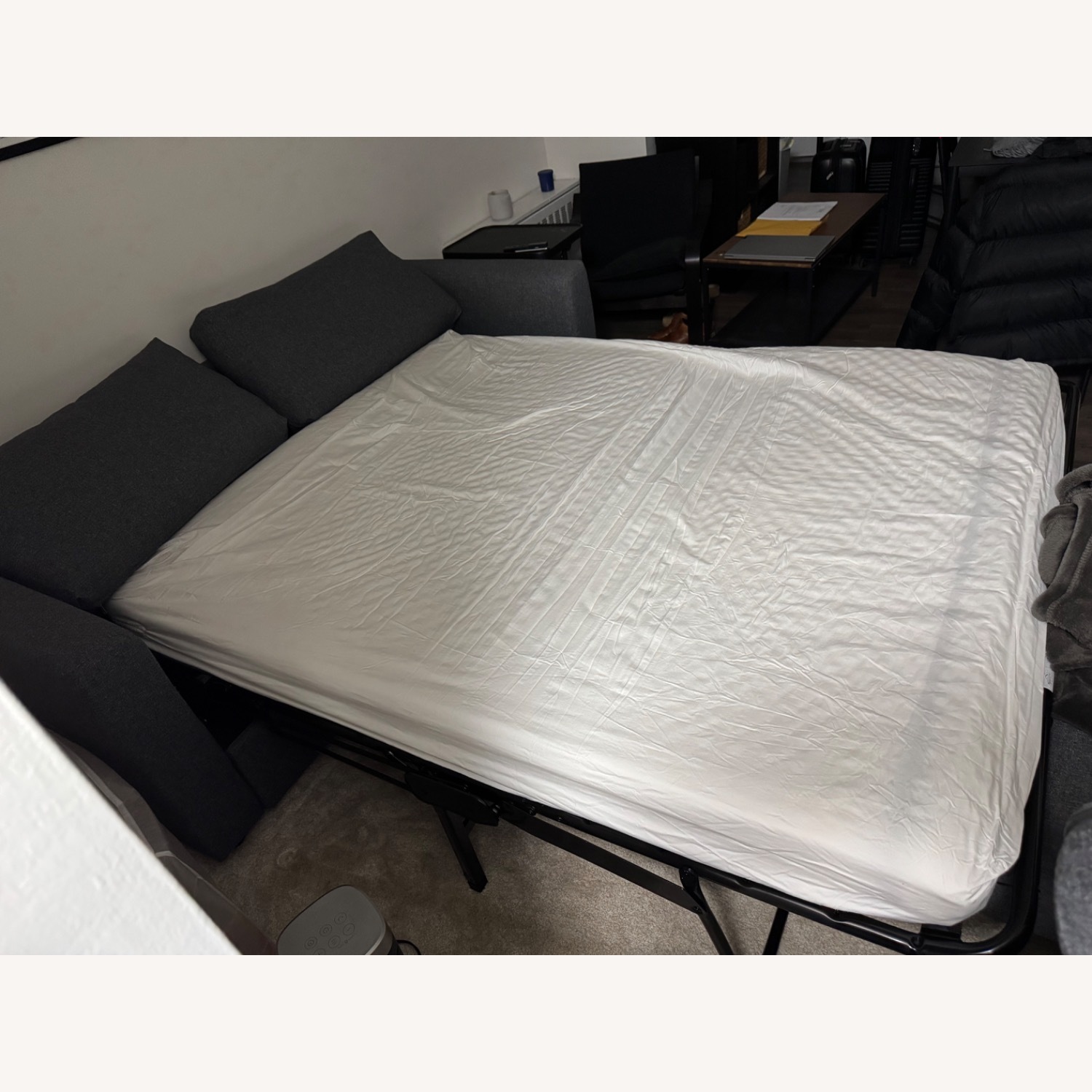IKEA Finnala Light Gray Fabric Sleeper Sofa - image-6