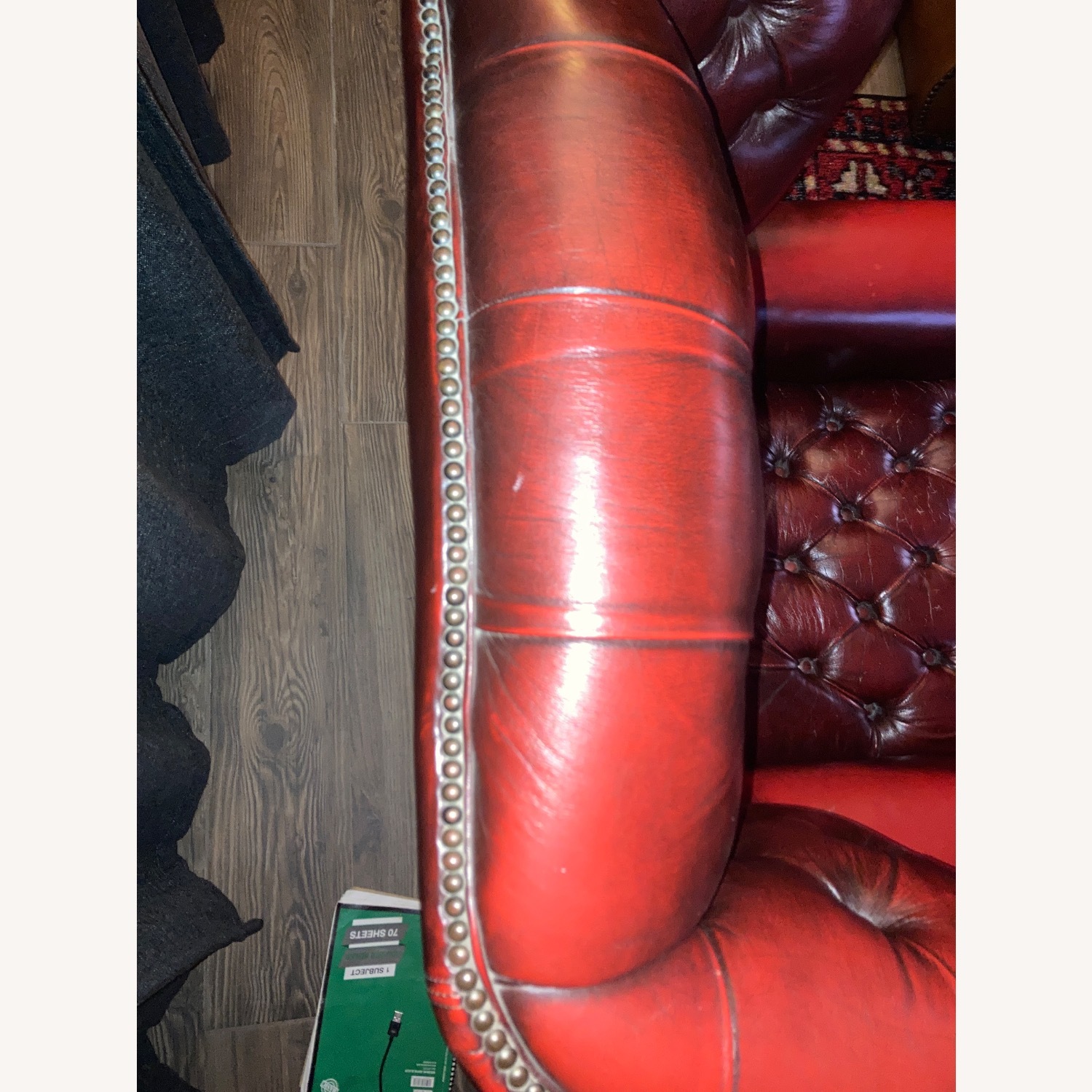 Vintage/Antique Red Accent Chairs - image-6