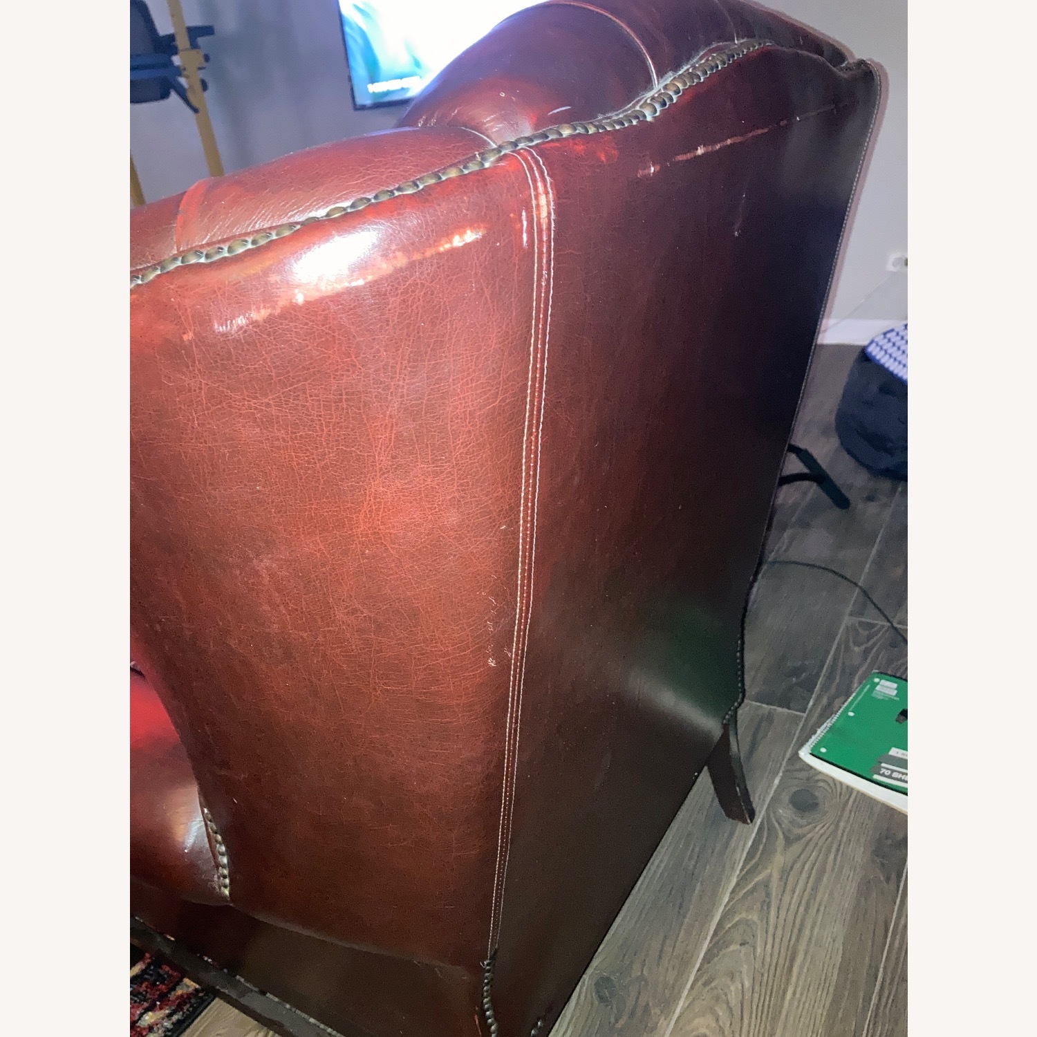 Vintage/Antique Red Accent Chairs - image-3